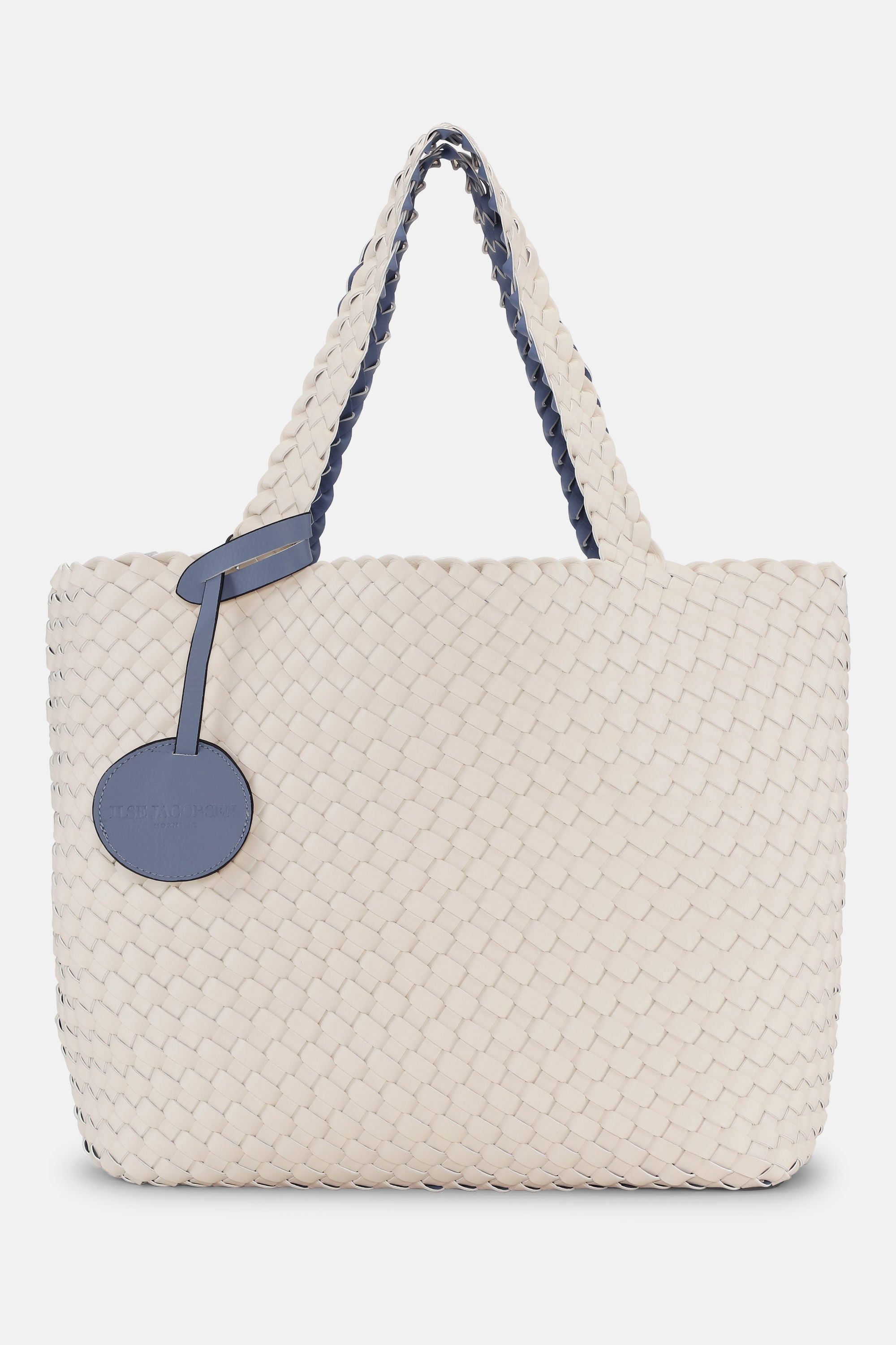Tote Bag Flätad - Blue Cloud Egg White